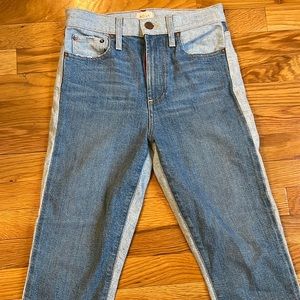 Alice + Olivia denim wash jeans